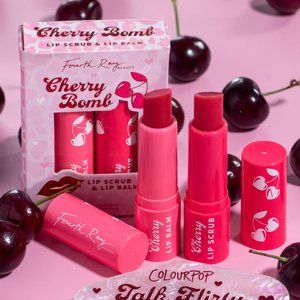 Fourth Ray Beauty Colourpop 'Cherry Bomb" Lip Scrub and Lip Balm